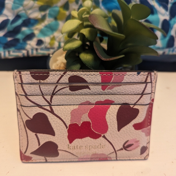 Kate Spade New York Eva Nouveau Bloom Slim Card Holder Wallet - Picture 1 of 7